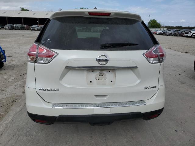 KNMAT2MV9FP571127 - 2015 NISSAN ROGUE S WHITE photo 6