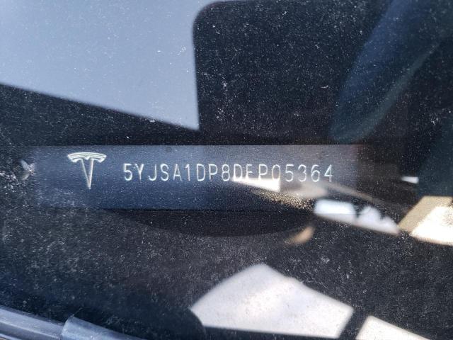 5YJSA1DP8DFP05364 - 2013 TESLA MODEL S 黑色 照片 12