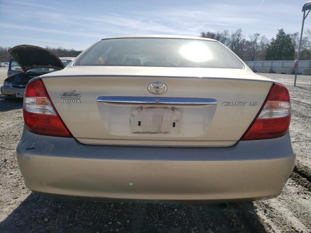 4T1BE32K94U276701 - 2004 TOYOTA CAMRY LE BEIGE photo 6