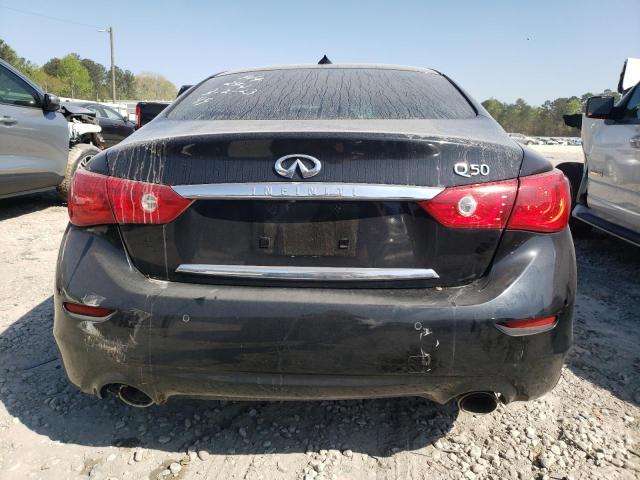 JN1BV7AP0EM672402 - 2014 INFINITI Q50 BASE BLACK photo 6