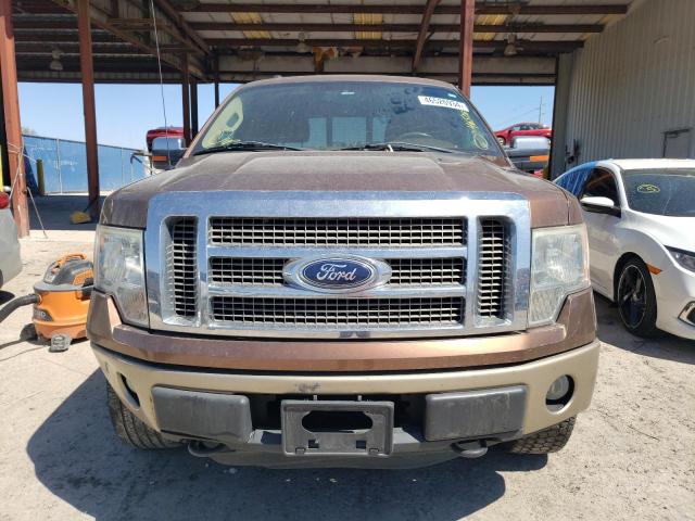 1FTFW1ET2CKD78931 - 2012 FORD F150 SUPERCREW BROWN photo 5