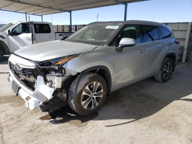 5TDGZRBH6MS549703 - 2021 TOYOTA HIGHLANDER XLE SILVER photo 1