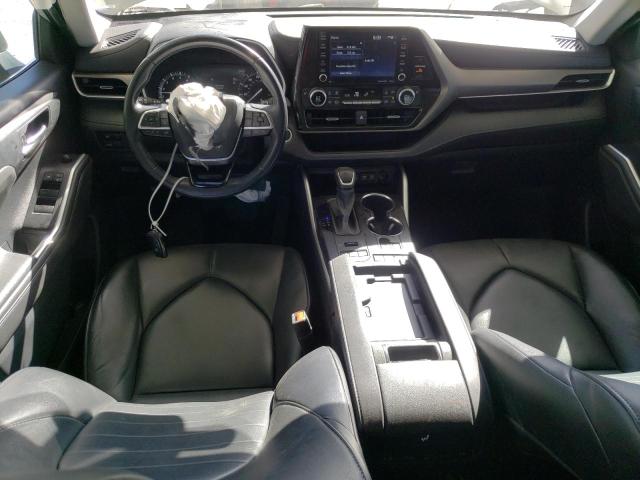 5TDGZRBH6MS549703 - 2021 TOYOTA HIGHLANDER XLE SILVER photo 8