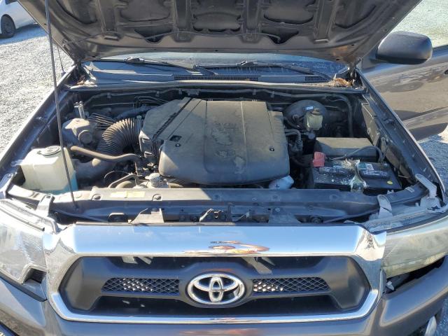 5TFJU4GN4FX086978 - 2015 TOYOTA TACOMA DOUBLE CAB PRERUNNER GRAY photo 11