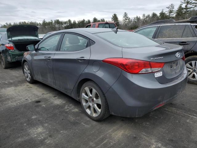 5NPDH4AE8BH075675 - 2011 HYUNDAI ELANTRA GLS GRAY photo 2