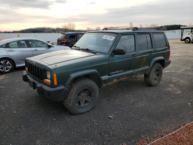 1J4FF68S3XL532394 - 1999 JEEP CHEROKEE SPORT GREEN photo 1