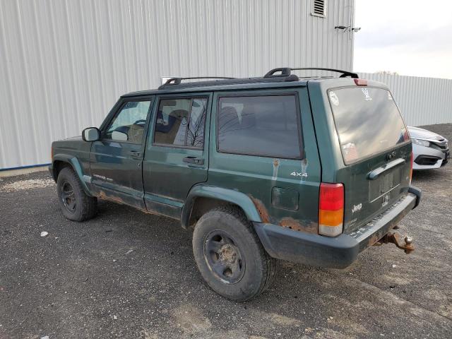 1J4FF68S3XL532394 - 1999 JEEP CHEROKEE SPORT GREEN photo 2