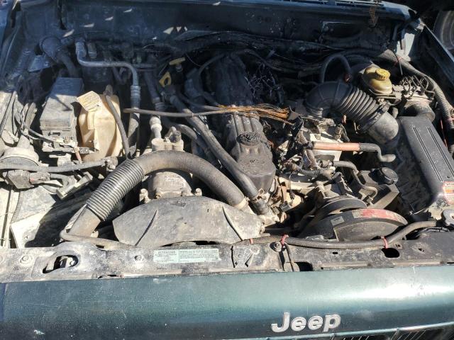 1J4FF58S4YL183533 - 2000 JEEP CHEROKEE CLASSIC GREEN photo 11