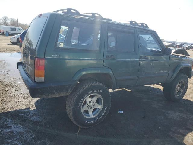 1J4FF58S4YL183533 - 2000 JEEP CHEROKEE CLASSIC GREEN photo 3