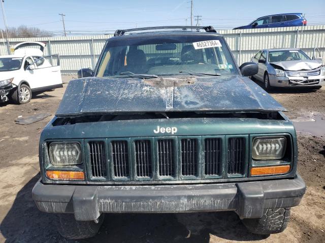 1J4FF58S4YL183533 - 2000 JEEP CHEROKEE CLASSIC GREEN photo 5