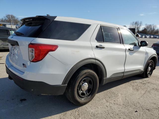 1FM5K8AB8NGC42480 - 2022 FORD EXPLORER POLICE INTERCEPTOR 白色 照片 3