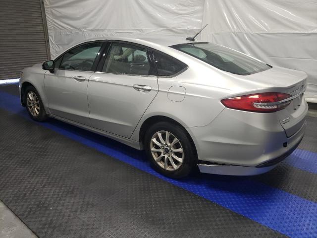 3FA6P0G70HR107656 - 2017 FORD FUSION S SILVER photo 2