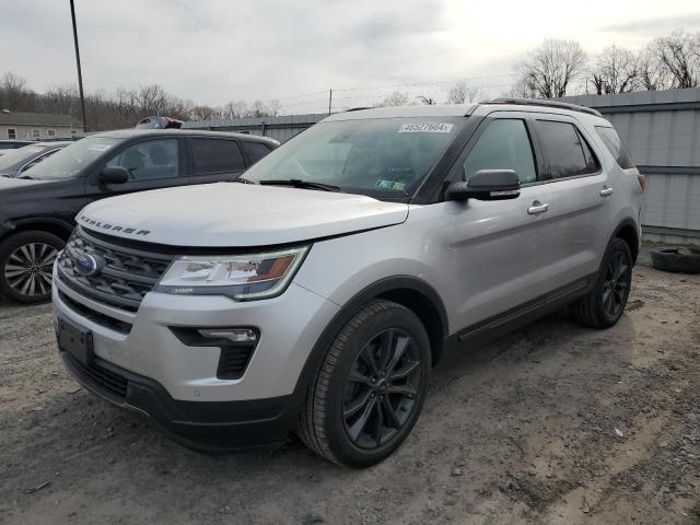 1FM5K8D87JGC11411 - 2018 FORD EXPLORER XLT SILVER photo 1