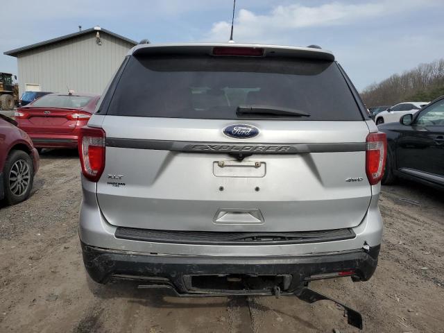 1FM5K8D87JGC11411 - 2018 FORD EXPLORER XLT SILVER photo 6