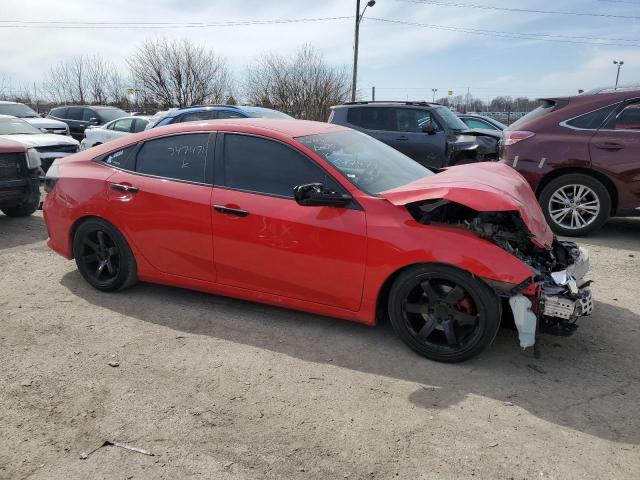 2HGFC2F59HH547471 - 2017 HONDA CIVIC LX RED photo 4