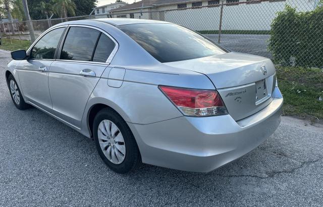 1HGCP26369A152184 - 2009 HONDA ACCORD LX SILVER photo 3