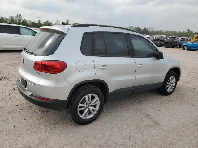 WVGAV7AX8HK001015 - 2017 VOLKSWAGEN TIGUAN S SILVER photo 3