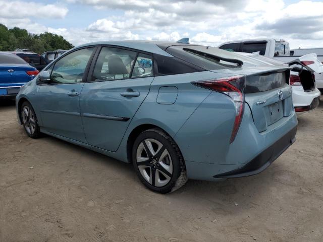 JTDKARFU6H3030571 - 2017 TOYOTA PRIUS TURQUOISE photo 2