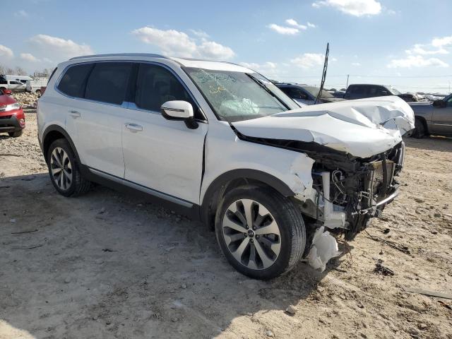 5XYP34HCXLG072169 - 2020 KIA TELLURIDE EX WHITE photo 4