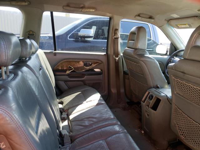 2HKYF18563H528513 - 2003 HONDA PILOT EXL GRAY photo 11