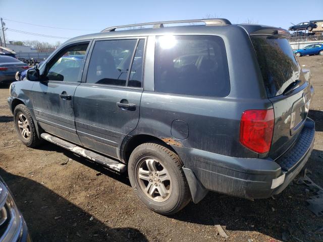 2HKYF18563H528513 - 2003 HONDA PILOT EXL GRAY photo 2