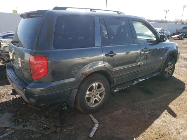 2HKYF18563H528513 - 2003 HONDA PILOT EXL GRAY photo 3