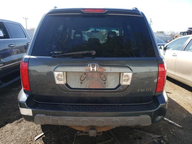 2HKYF18563H528513 - 2003 HONDA PILOT EXL GRAY photo 6