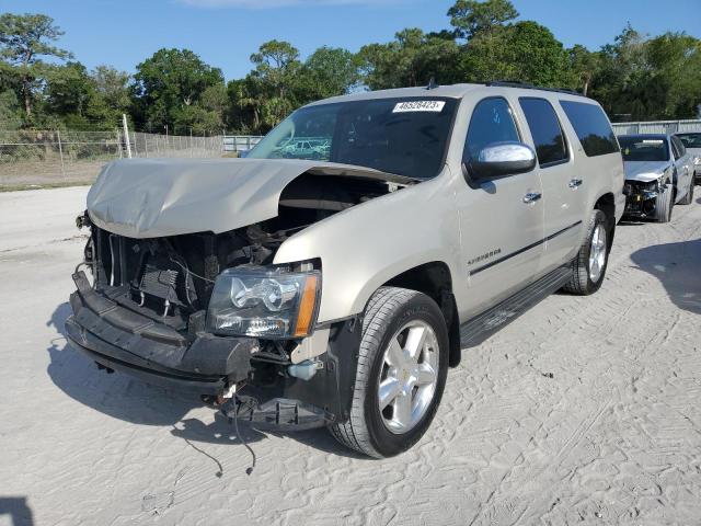 1GNSCKE02CR207579 - 2012 CHEVROLET SUBURBAN C1500 LTZ GOLD photo 1