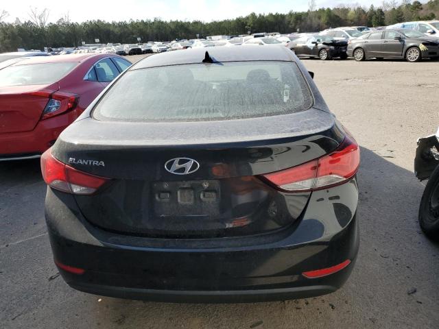 5NPDH4AEXEH532359 - 2014 HYUNDAI ELANTRA SE BLACK photo 6