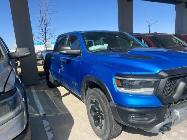 1C6SRFLT5MN500954 - 2021 RAM 1500 REBEL BLUE photo 5