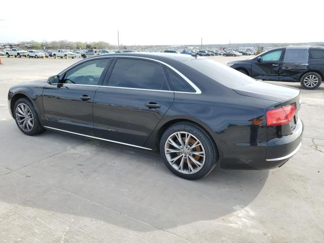 WAURGAFD0DN009869 - 2013 AUDI A8 L QUATTRO BLACK photo 2