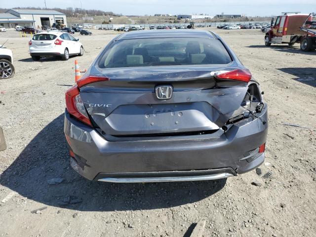 19XFC2F69KE042086 - 2019 HONDA CIVIC LX GRAY photo 6