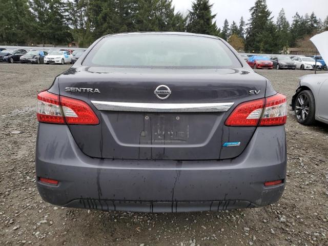 3N1AB7AP9EY250128 - 2014 NISSAN SENTRA S GRAY photo 6