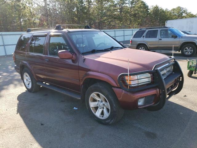 JN8DR09Y42W740056 - 2002 NISSAN PATHFINDER LE 勃艮第红 照片 4