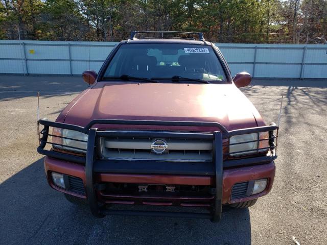 JN8DR09Y42W740056 - 2002 NISSAN PATHFINDER LE 勃艮第红 照片 5