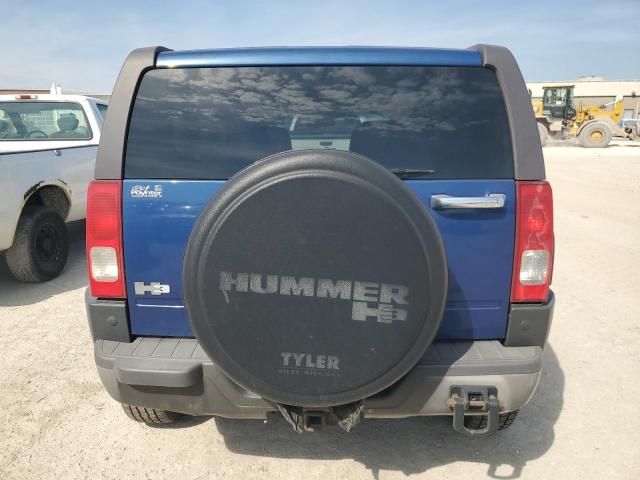 5GTDN136468196844 - 2006 HUMMER H3 BLUE photo 6