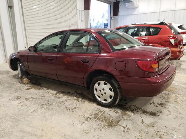 1G8ZH52802Z253814 - 2002 SATURN SL1 MAROON photo 2