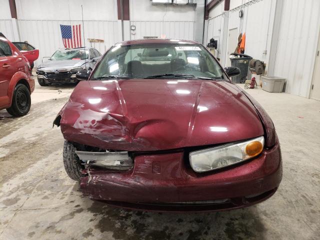 1G8ZH52802Z253814 - 2002 SATURN SL1 MAROON photo 5