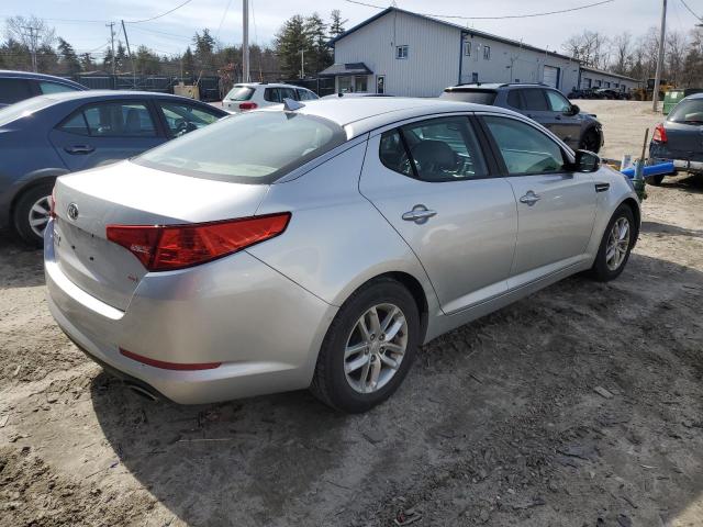 KNAGM4A75D5441389 - 2013 KIA OPTIMA LX SILVER photo 3