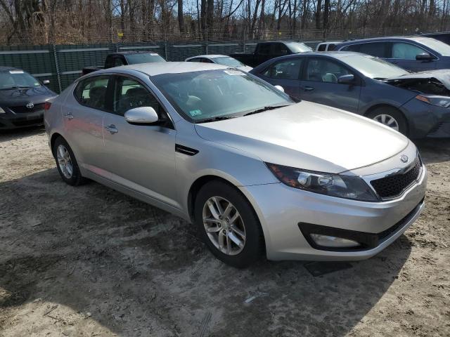 KNAGM4A75D5441389 - 2013 KIA OPTIMA LX SILVER photo 4