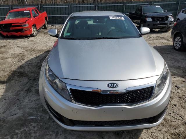 KNAGM4A75D5441389 - 2013 KIA OPTIMA LX SILVER photo 5