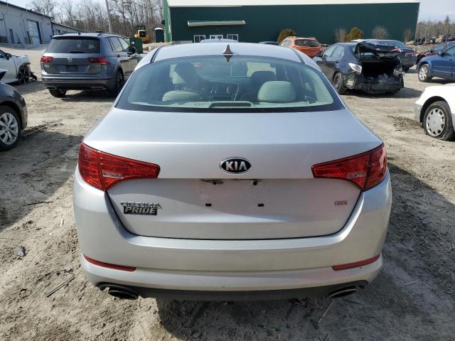 KNAGM4A75D5441389 - 2013 KIA OPTIMA LX SILVER photo 6