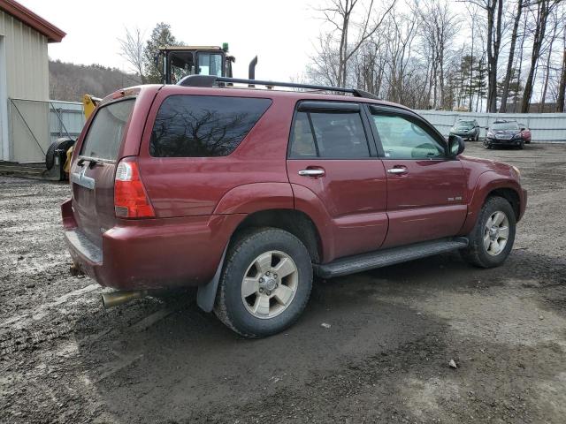 JTEBU14R168076389 - 2006 TOYOTA 4RUNNER SR5 MAROON photo 3