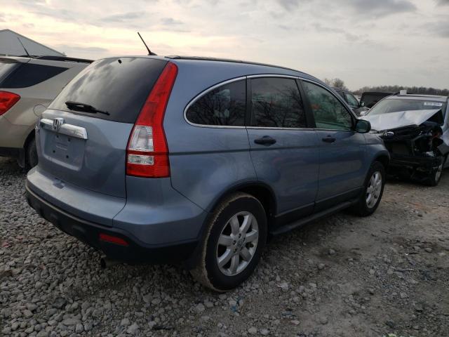 3CZRE48559G700468 - 2009 HONDA CR-V EX BLUE photo 3