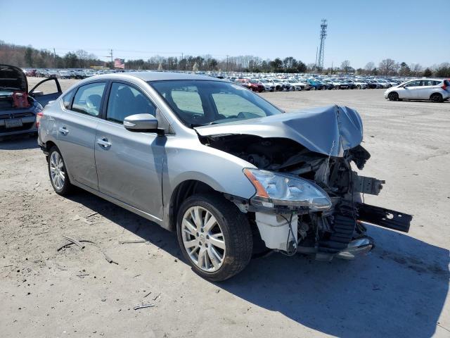 3N1AB7AP4DL754307 - 2013 NISSAN SENTRA S SILVER photo 4