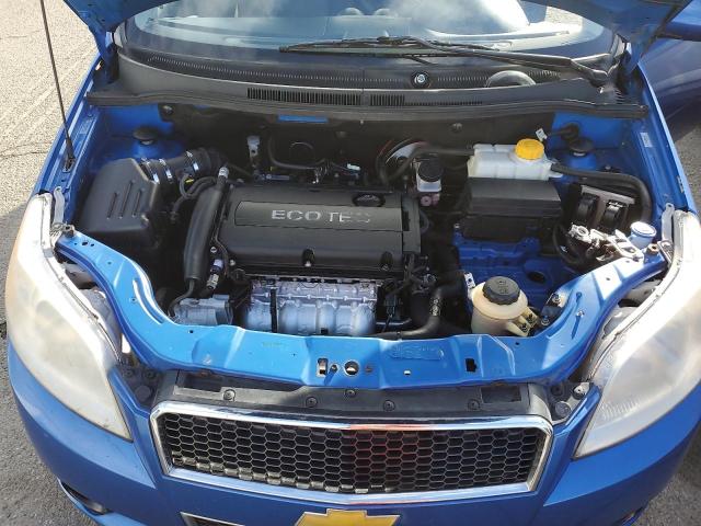 KL1TD66E79B625429 - 2009 CHEVROLET AVEO LS BLUE photo 11