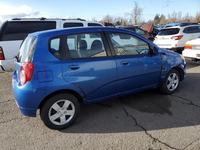 KL1TD66E79B625429 - 2009 CHEVROLET AVEO LS BLUE photo 3