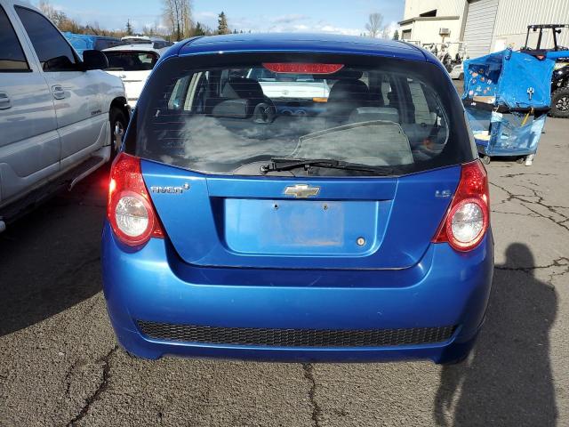 KL1TD66E79B625429 - 2009 CHEVROLET AVEO LS Niebieski zdjęcie 6