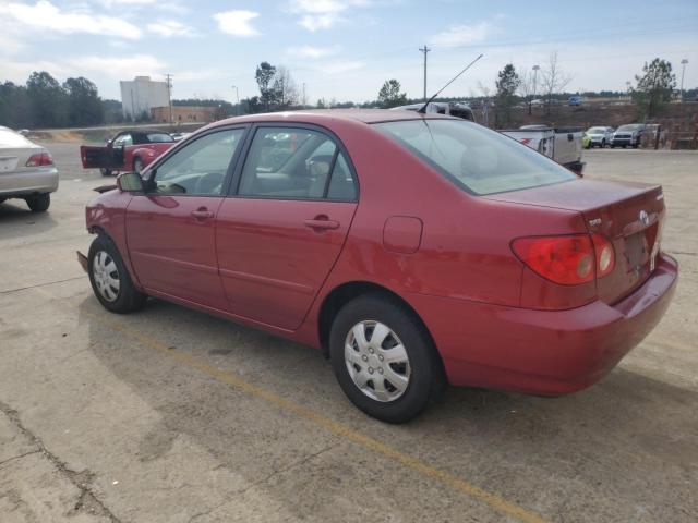 JTDBR32E570110240 - 2007 TOYOTA COROLLA CE BURGUNDY photo 2