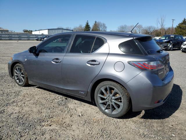 JTHKD5BH2D2128794 - 2013 LEXUS CT 200 GRAY photo 2